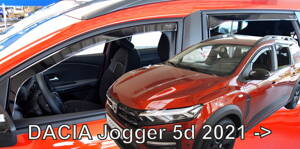 Deflektory - Dacia Jogger od 2021 (+zadné)